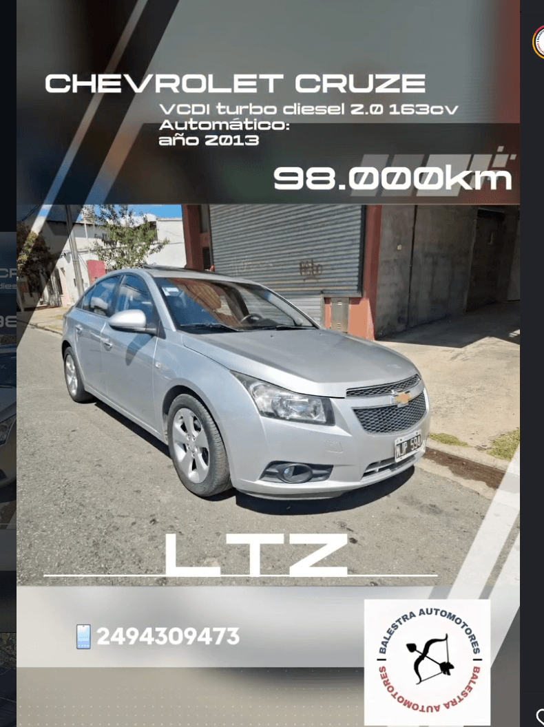 Chevrolet Cruze LTZ 2.0 VCDI